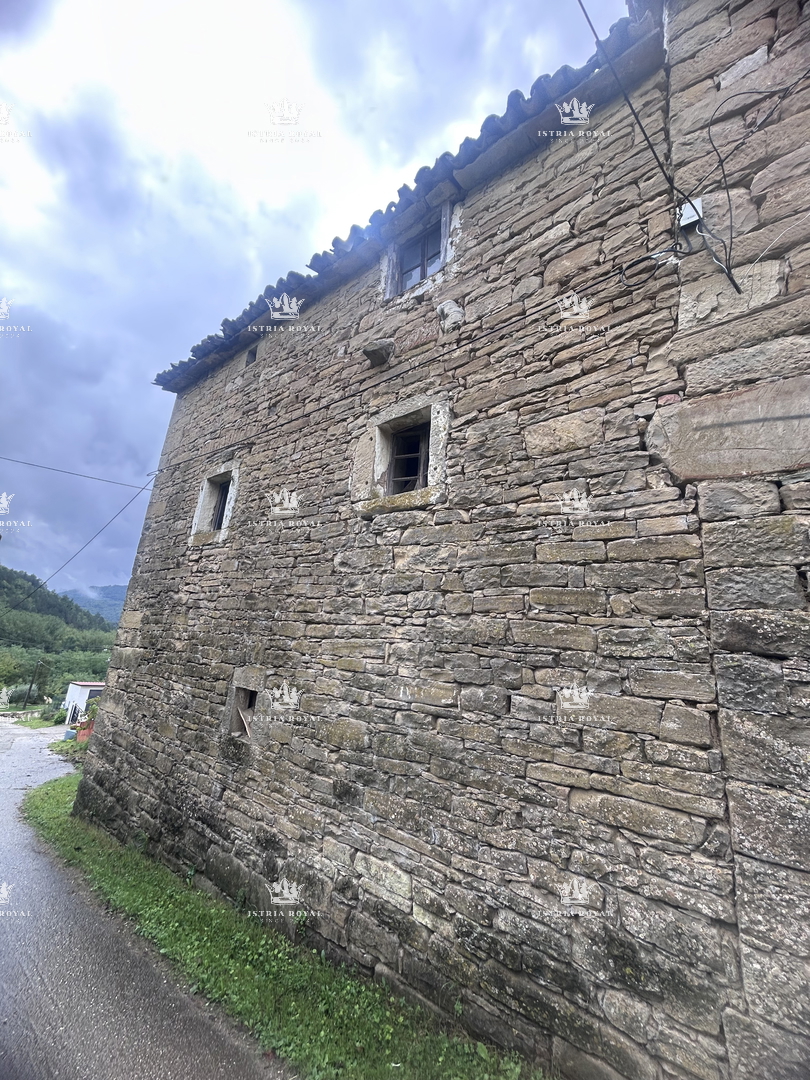 ISTRA – SENJ (OPRTALJ) – VENDITA DI VECCHIA CASA IN PIETRA ISTRIANA CON VISTA – 90m², DA RISTRUTTURARE.