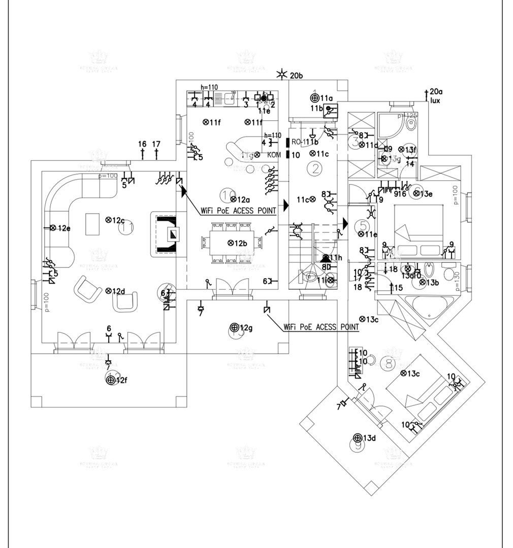 Villa di lusso con piscina e ampio giardino – Istria, Buje, Kaštel.