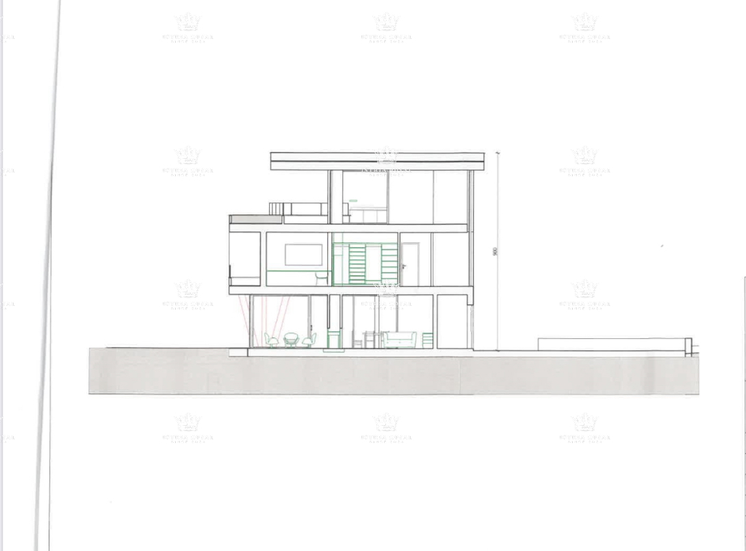 Istria, Savudrija, terreno edificabile, 1.035 m2, vendita, progetto preliminare