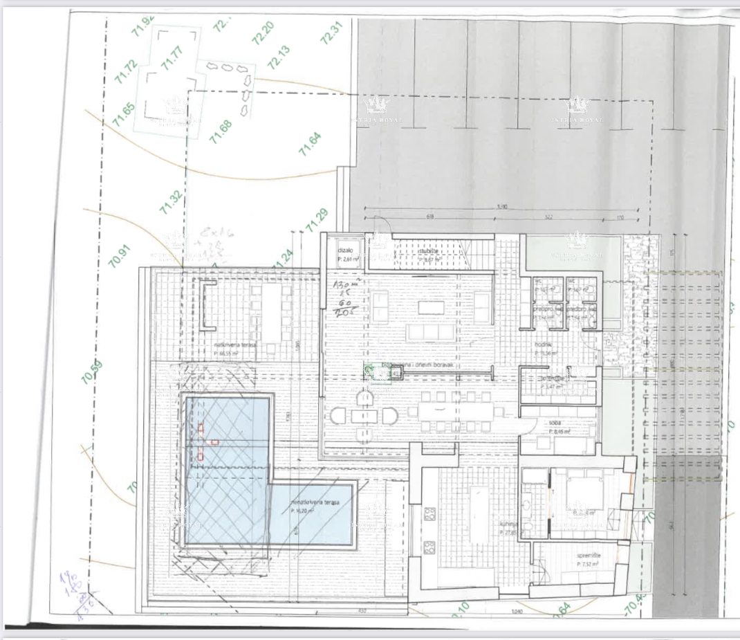 Istria, Savudrija, terreno edificabile, 1.035 m2, vendita, progetto preliminare