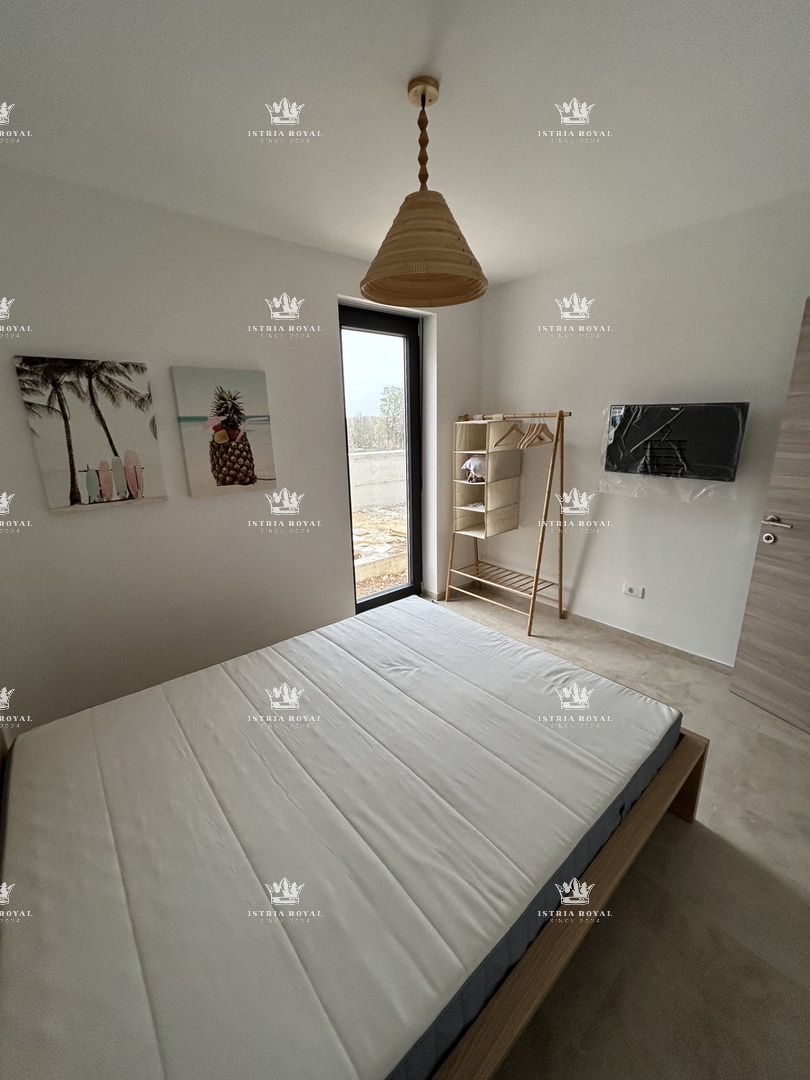 Istra, Medulin, appartamento in nuova costruzione con piscina e giardino