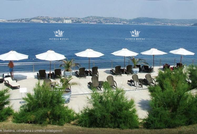 Istra, Crveni Vrh, Appartamento 39m2, 1 camera da letto + soggiorno con angolo cottura, vicino al mare, zona residenziale, vista aperta sul mare,