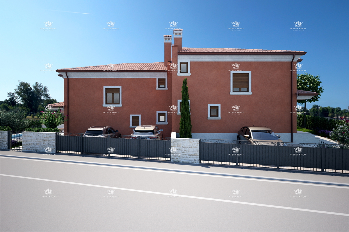 Lussuoso DUPLEX in Istria - Nuova costruzione con piscina e taverna - Momjan, Kremenje, Istria.