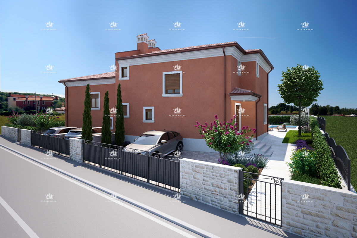 Lussuoso DUPLEX in Istria - Nuova costruzione con piscina e taverna - Momjan, Kremenje, Istria.
