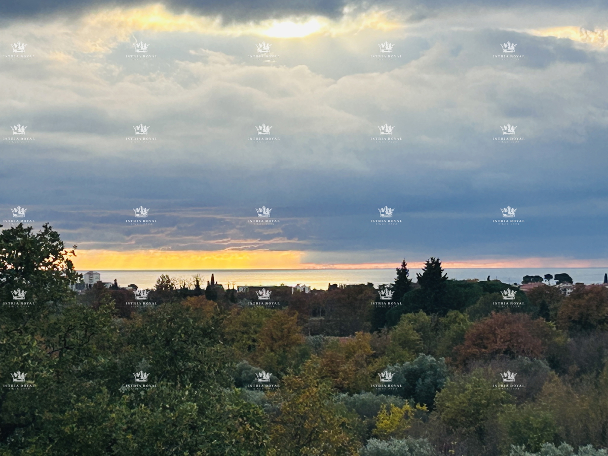 Umag, appartamento 72m2, 2 camere da letto + soggiorno con angolo cottura, parcheggio, vista mare, nuova costruzione