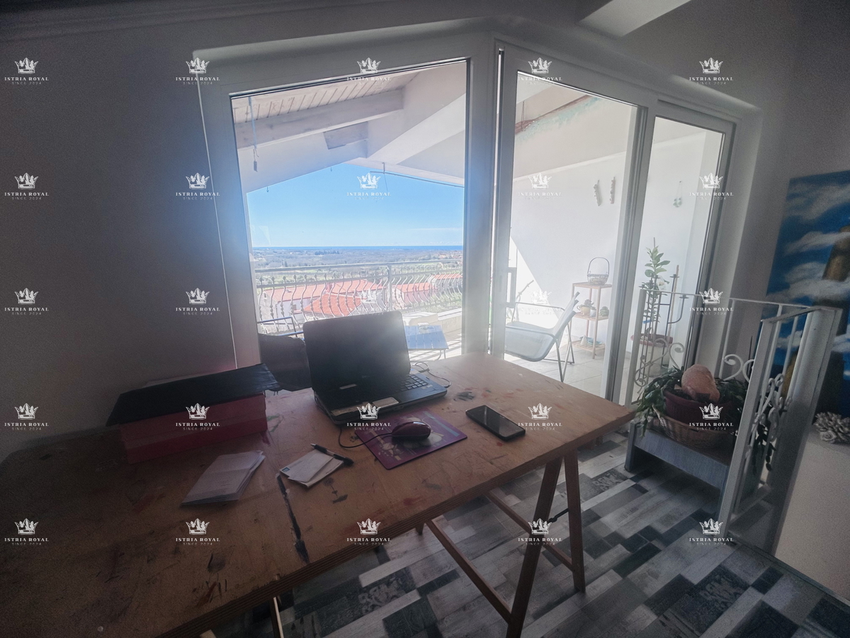 Istra, Brtonigla, appartamento 102,19 m², 2 camere da letto + soggiorno, terrazza, vista mare