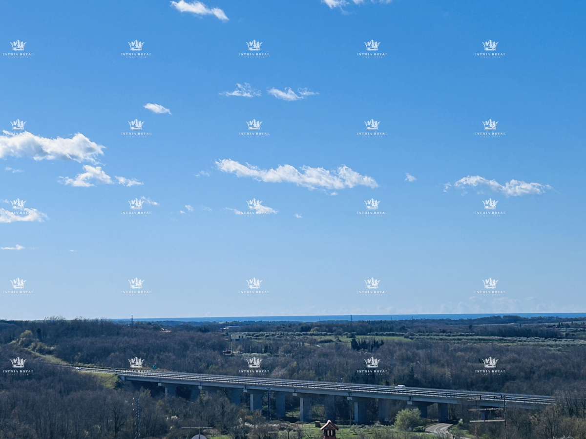 Istra, Brtonigla, appartamento 102,19 m², 2 camere da letto + soggiorno, terrazza, vista mare