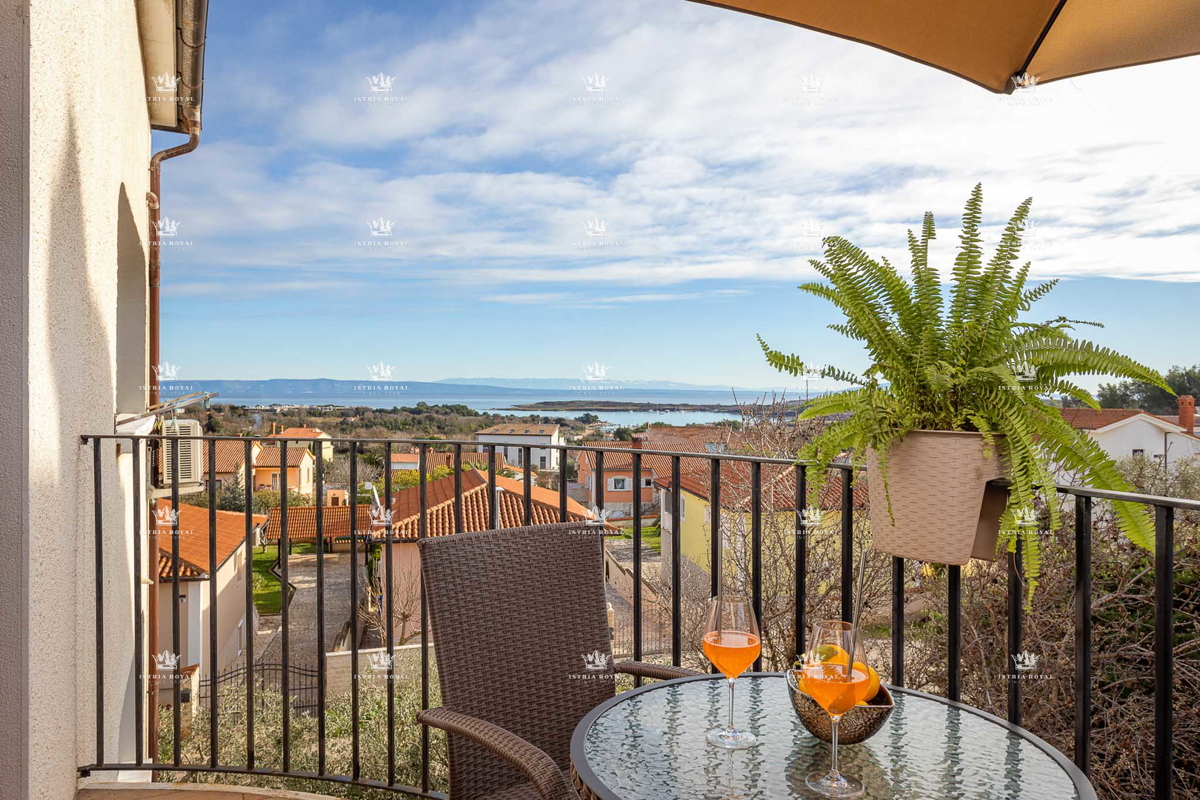 Istra, Pula, Ližnjan, vendita di appartamenti con vista mare, balcone – 40,25 m², vicinanza alla spiaggia.
