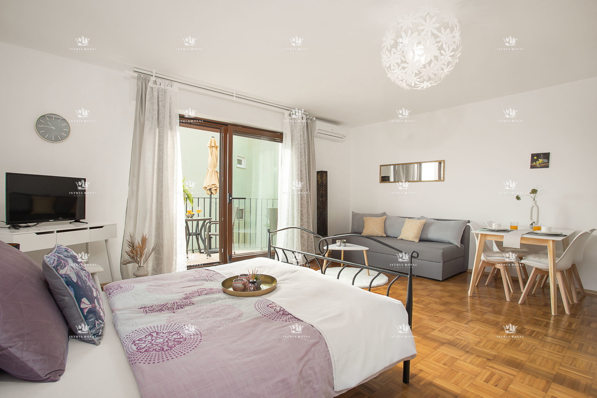 Istra, Pula, Ližnjan, vendita di appartamenti con vista mare, balcone – 40,25 m², vicinanza alla spiaggia.