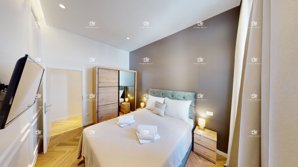 Rijeka, Sušak, appartamento 2 camere da letto + soggiorno, 85 m2, 2° piano, balcone, cantina