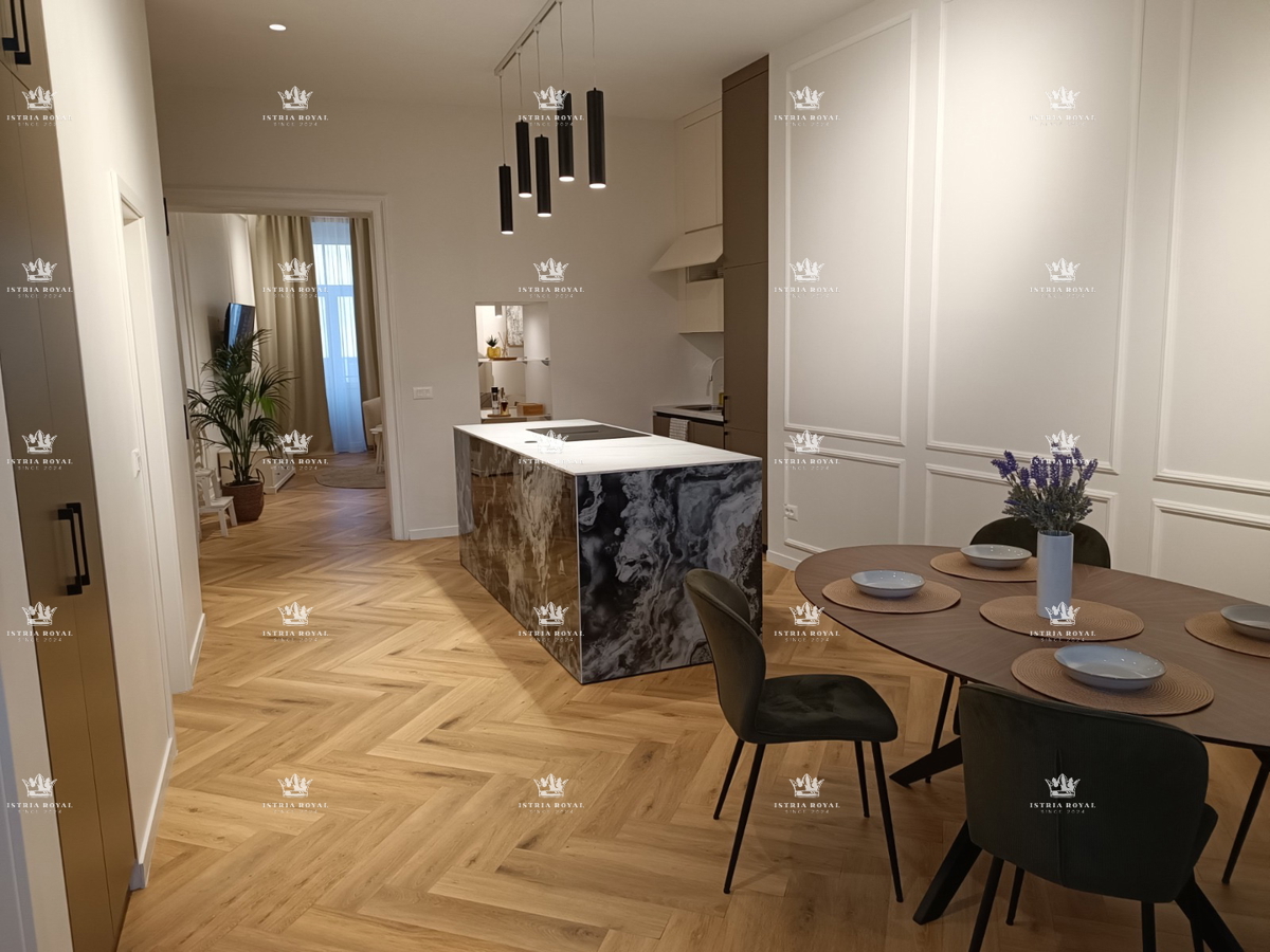 Rijeka, Sušak, appartamento 2 camere da letto + soggiorno, 85 m2, 2° piano, balcone, cantina