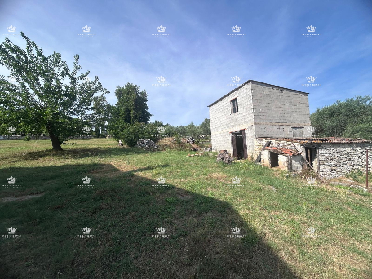 Esclusiva tenuta in Istria di 7.500 m² – 270 m² di casa + 2 strutture agricole | Vista sulla natura, vicino al mare e al confine