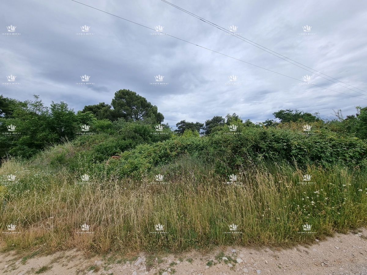 Istra, Buje, Kaštel, vendita di terreno edificabile con vista aperta sul mare.