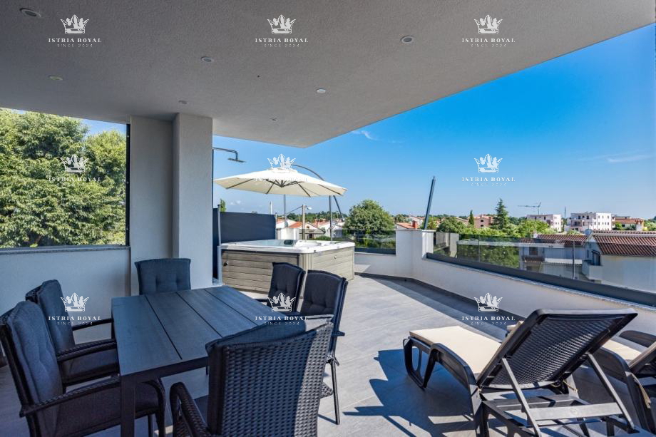 Lussuoso appartamento di 100 m² – Nova Vas (Poreč), nuova costruzione, jacuzzi, sauna, terrazza, Istria.