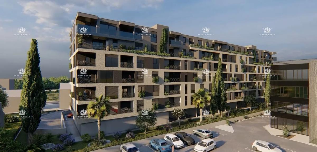 Istra, Pula, Monvidal, vendita di un moderno appartamento al 2° piano con posto auto e cantina, nuova costruzione, – "CHIAVE IN MANO".