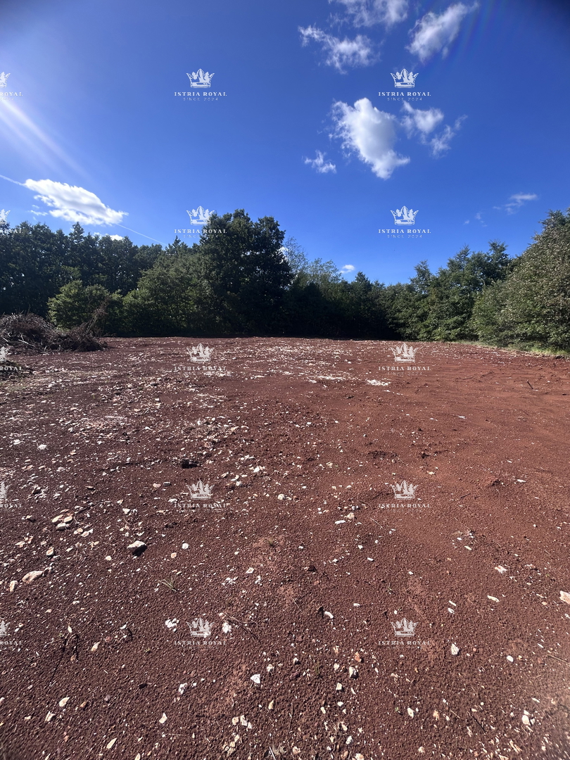 Terreno edificabile 2.938 m² + terreno agricolo 2.812 m² e terreno boschivo 1.557 m² nelle vicinanze di Pazin – Istria, Zabrežani, in vendita!