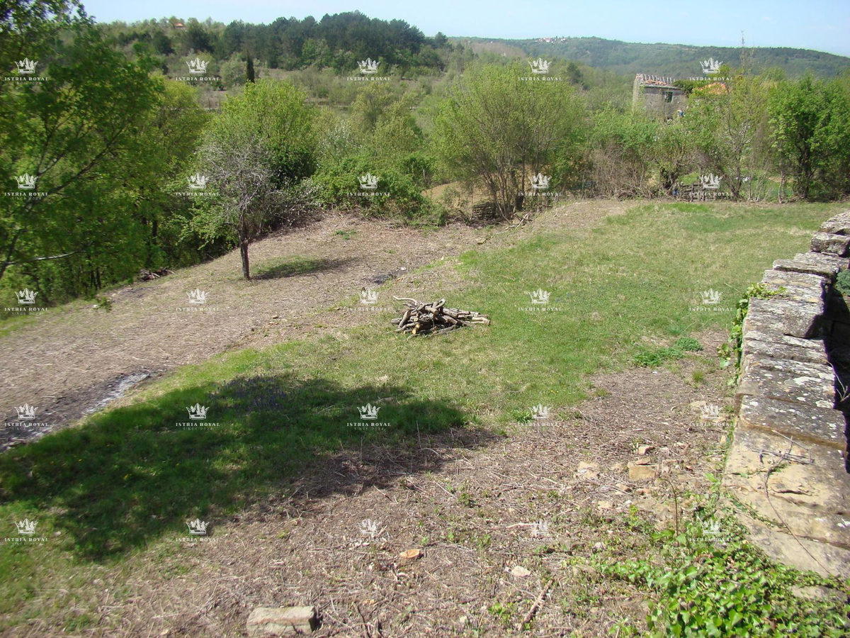 Istria, Grožnjan, complesso residenziale, terreno edificabile 2400 m2, vista mare
