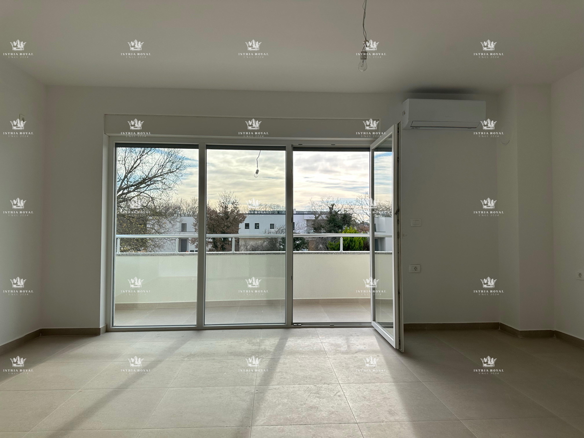 Istra, Medulin, appartamento 62m2, 2 camere da letto + soggiorno, nuova costruzione, parcheggio