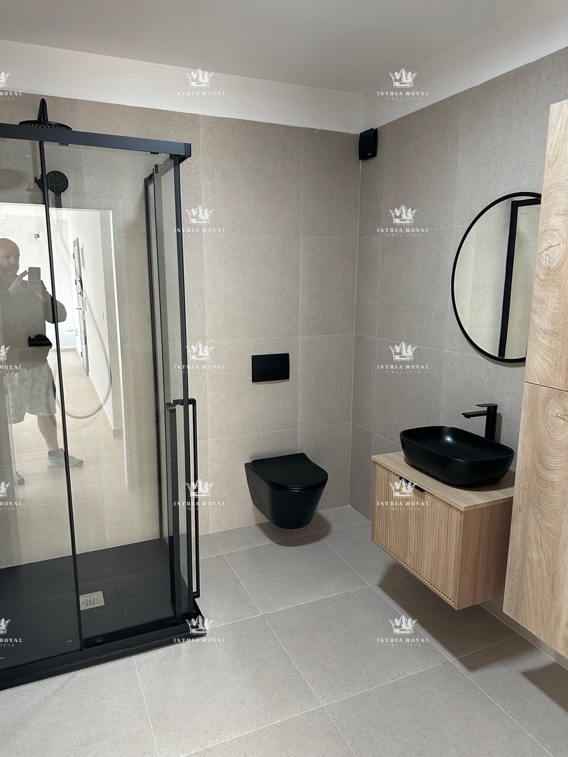 Istra, Medulin, appartamento 62m2, 2 camere da letto + soggiorno, nuova costruzione, parcheggio