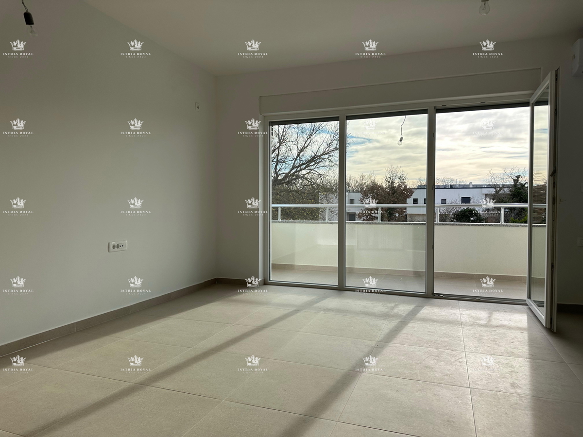 Istra, Medulin, appartamento 62m2, 2 camere da letto + soggiorno, nuova costruzione, parcheggio