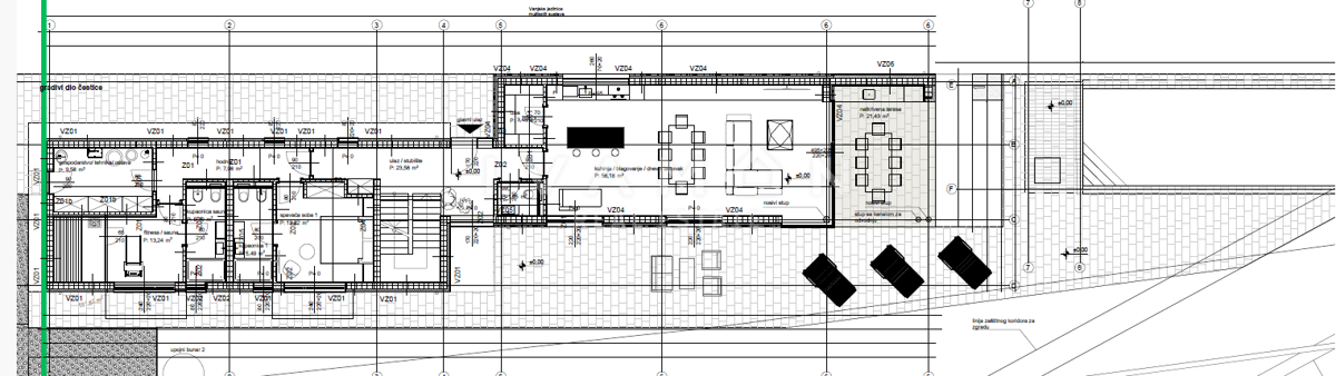 Land with a building permit for a villa