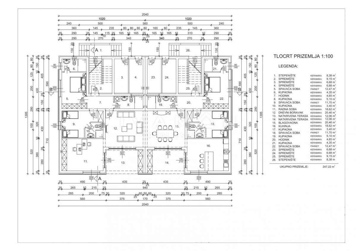 Appartamento Poreč, 185,62m2