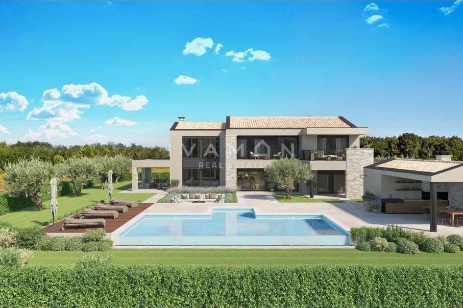 Bella villa con quattro camere da letto, vista mare a 180°