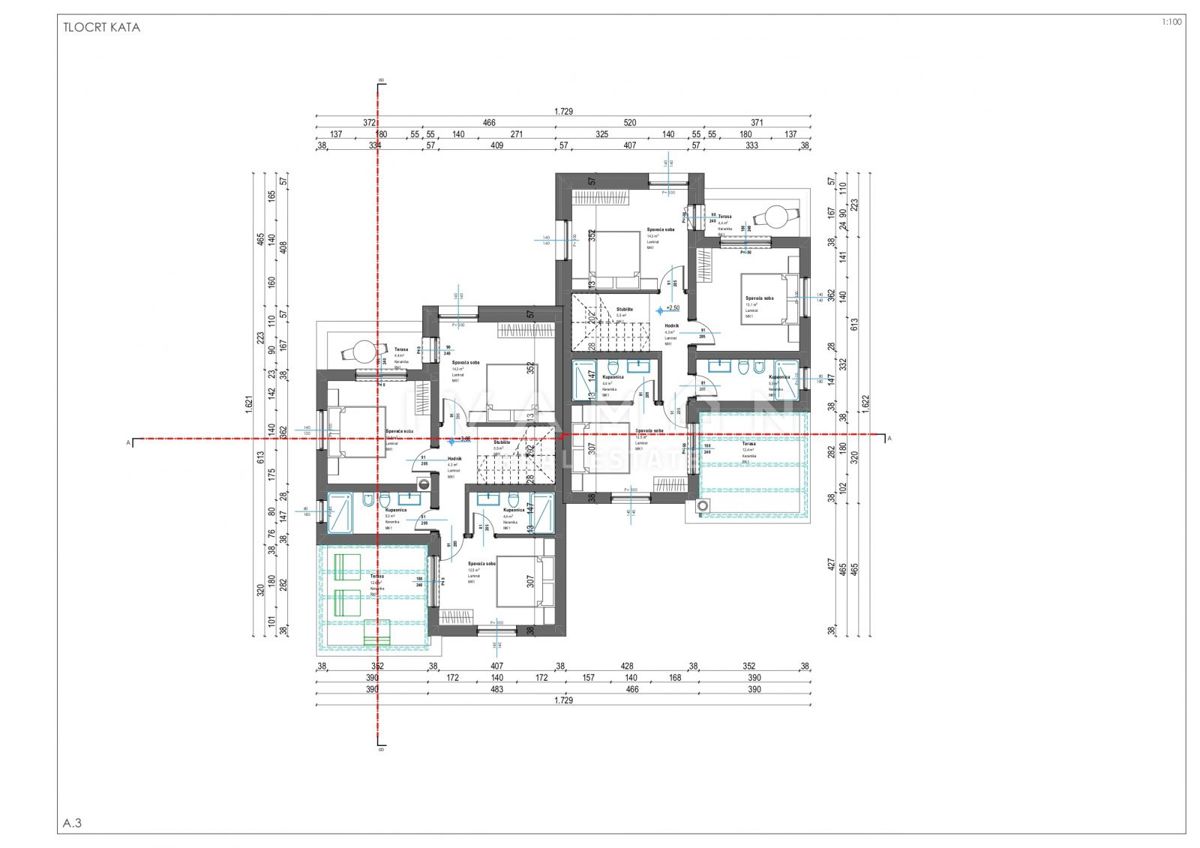 Nuova casa bifamiliare con piscina