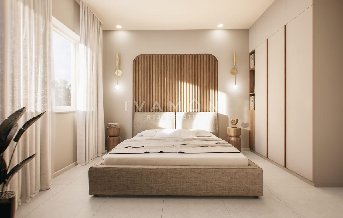 Nuova casa al piano terra con tre camere da letto e piscina