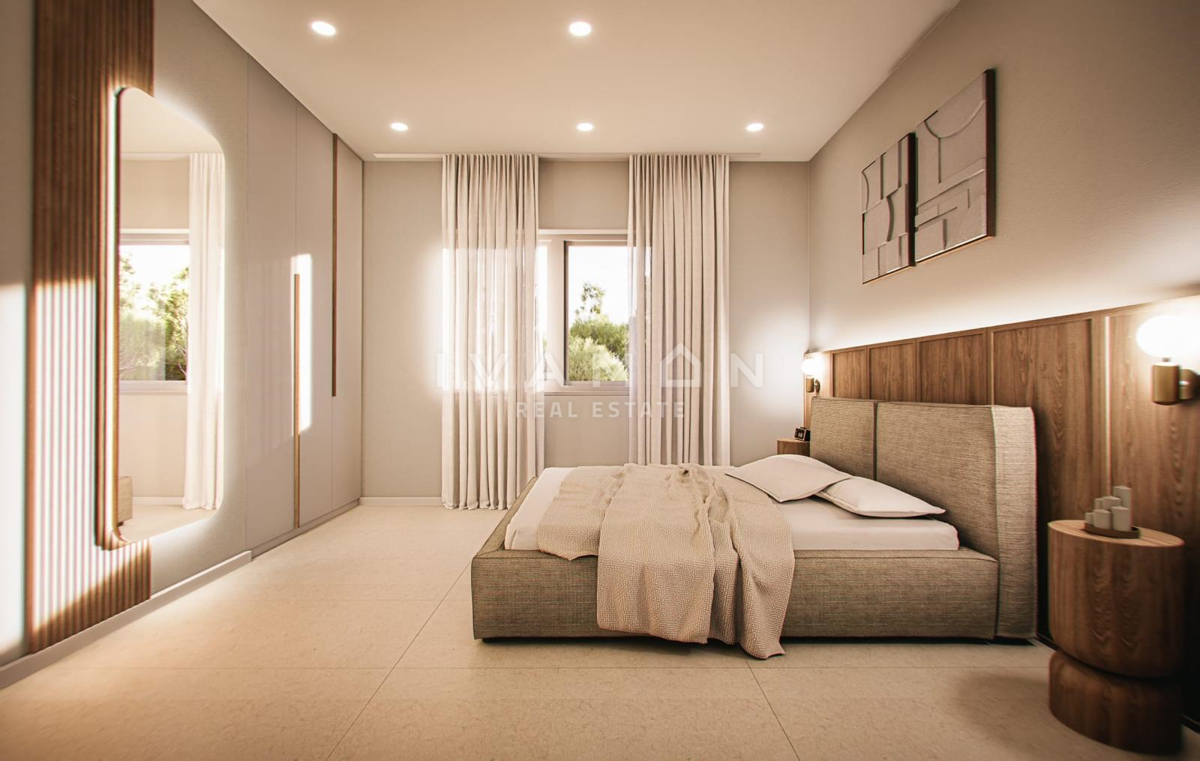 Nuova casa al piano terra con tre camere da letto e piscina