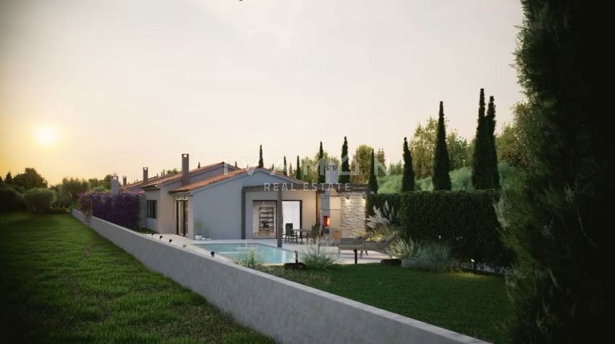 Nuova casa al piano terra con tre camere da letto e piscina