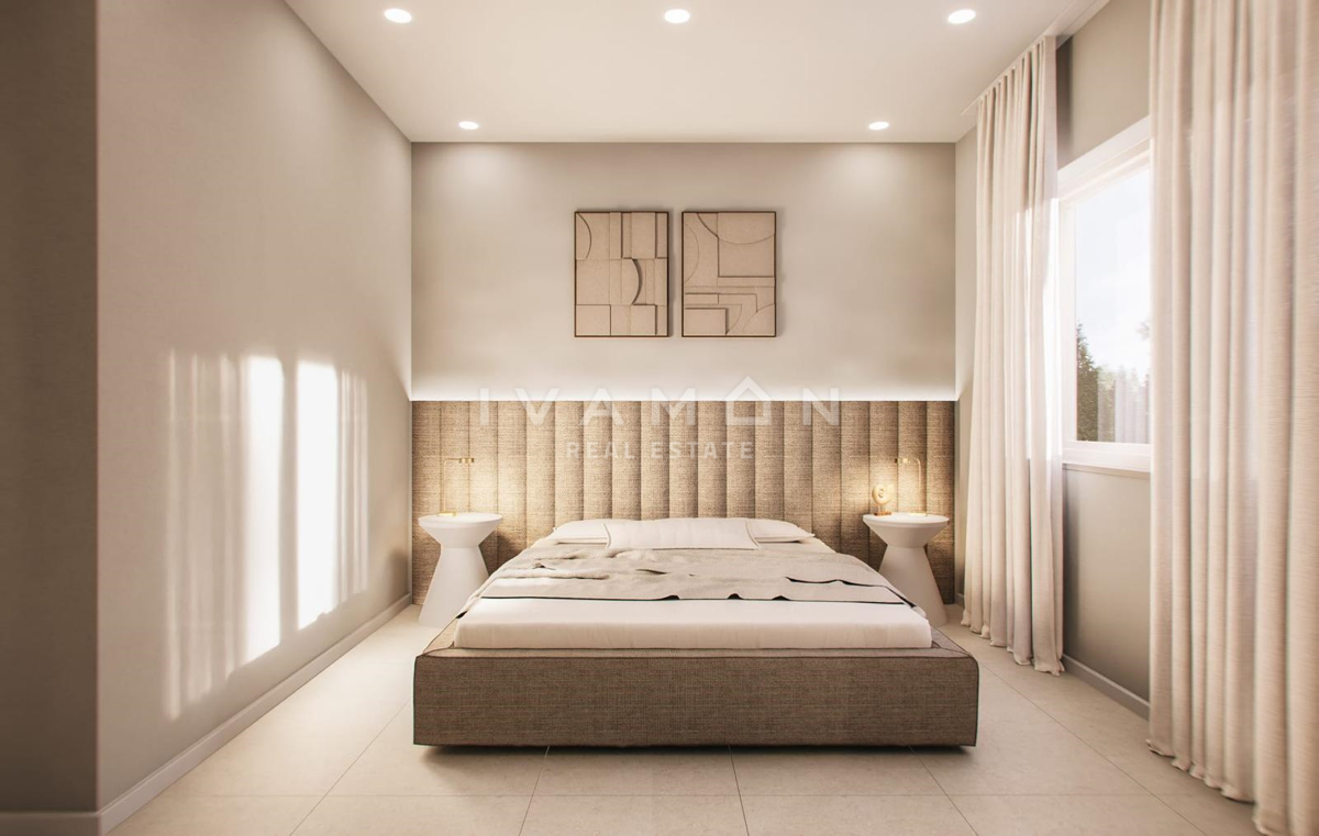 Nuova casa al piano terra con tre camere da letto e piscina