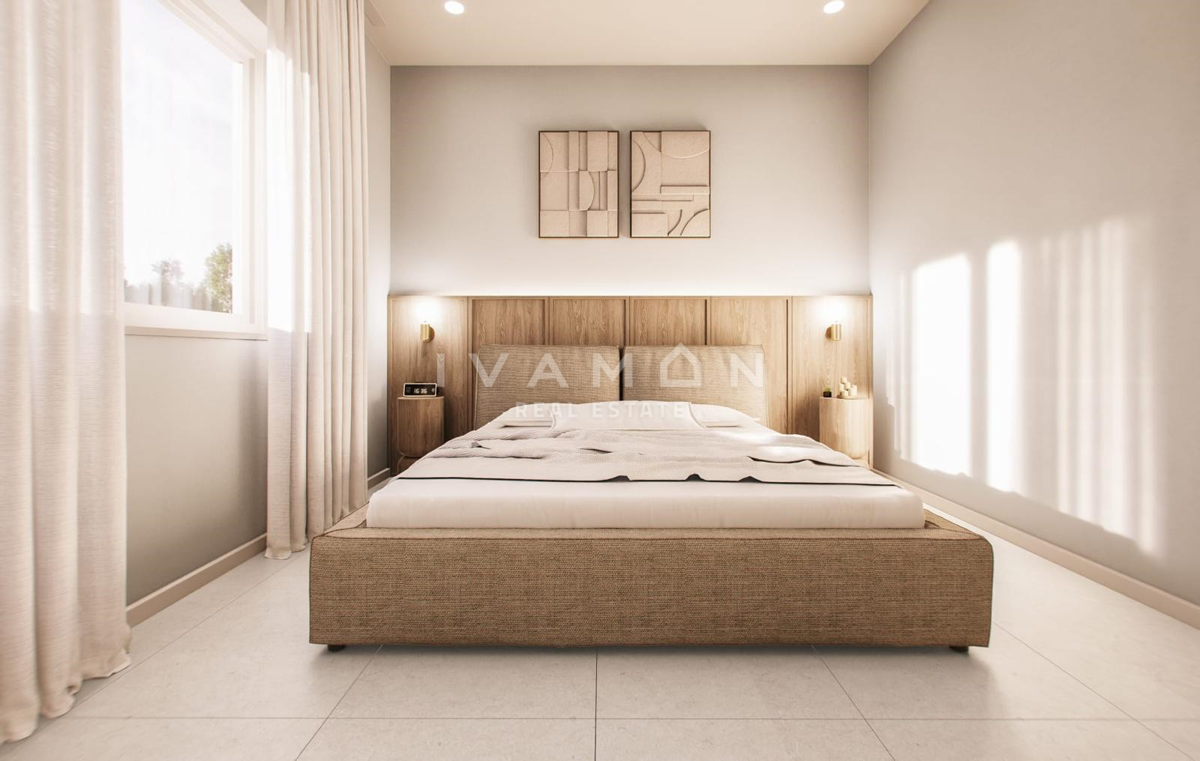 Nuova casa al piano terra con tre camere da letto e piscina