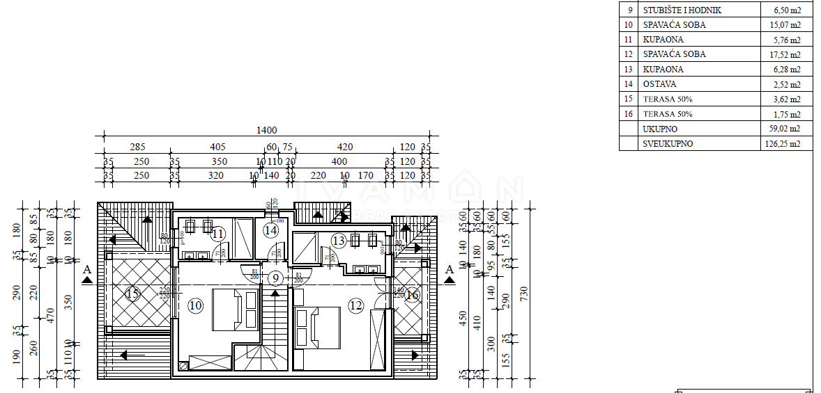 Casa nuova con vista mare