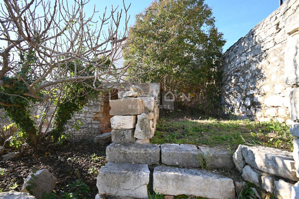 Centro di Orsera (Vrsar): Casa da ristrutturare con ampio cortile