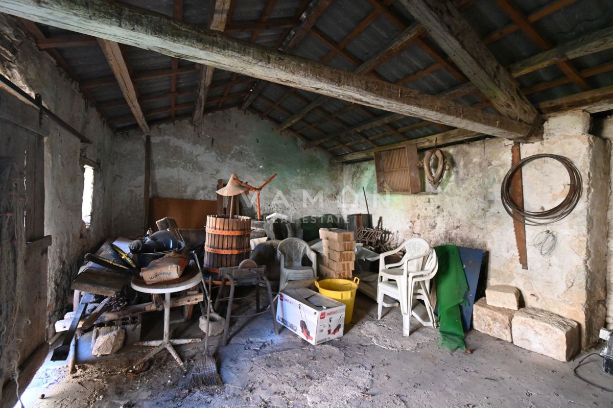 Centro di Orsera (Vrsar): Casa da ristrutturare con ampio cortile