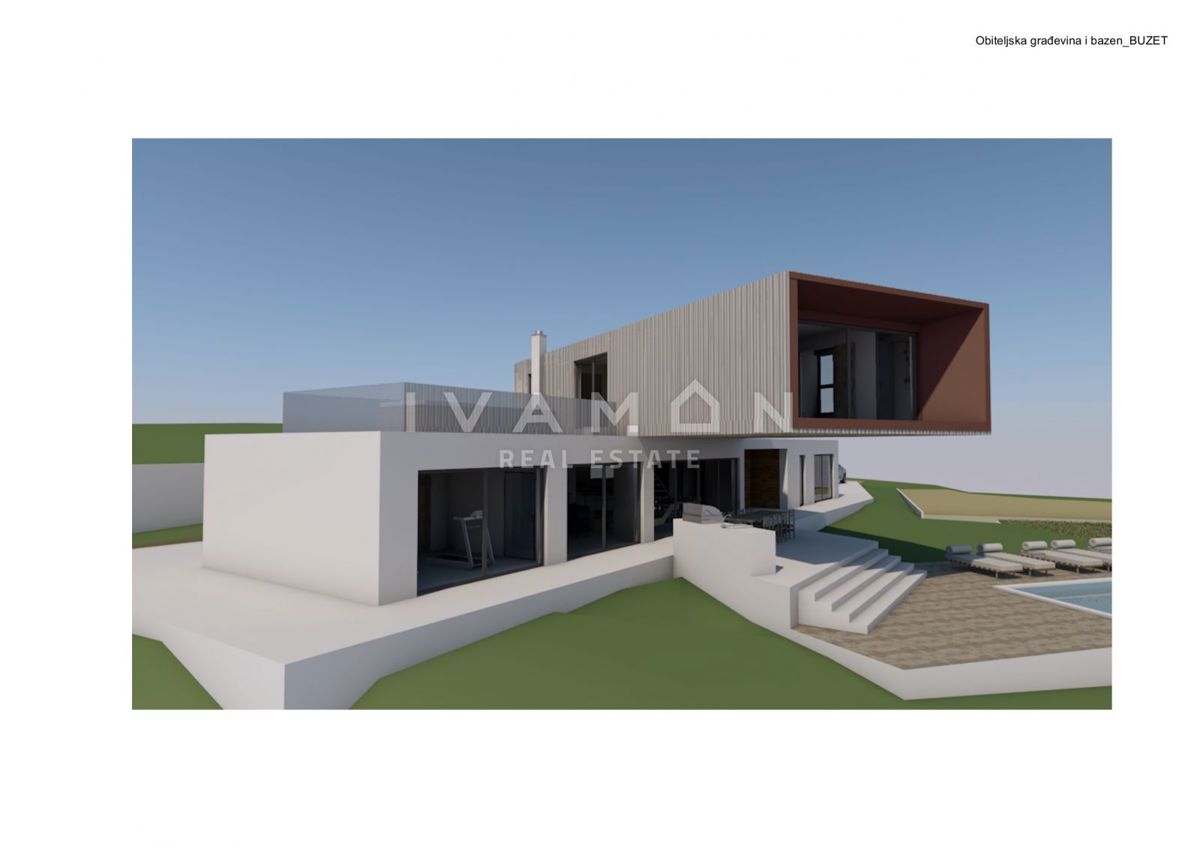 Terreno edificabile con progetto per una villa