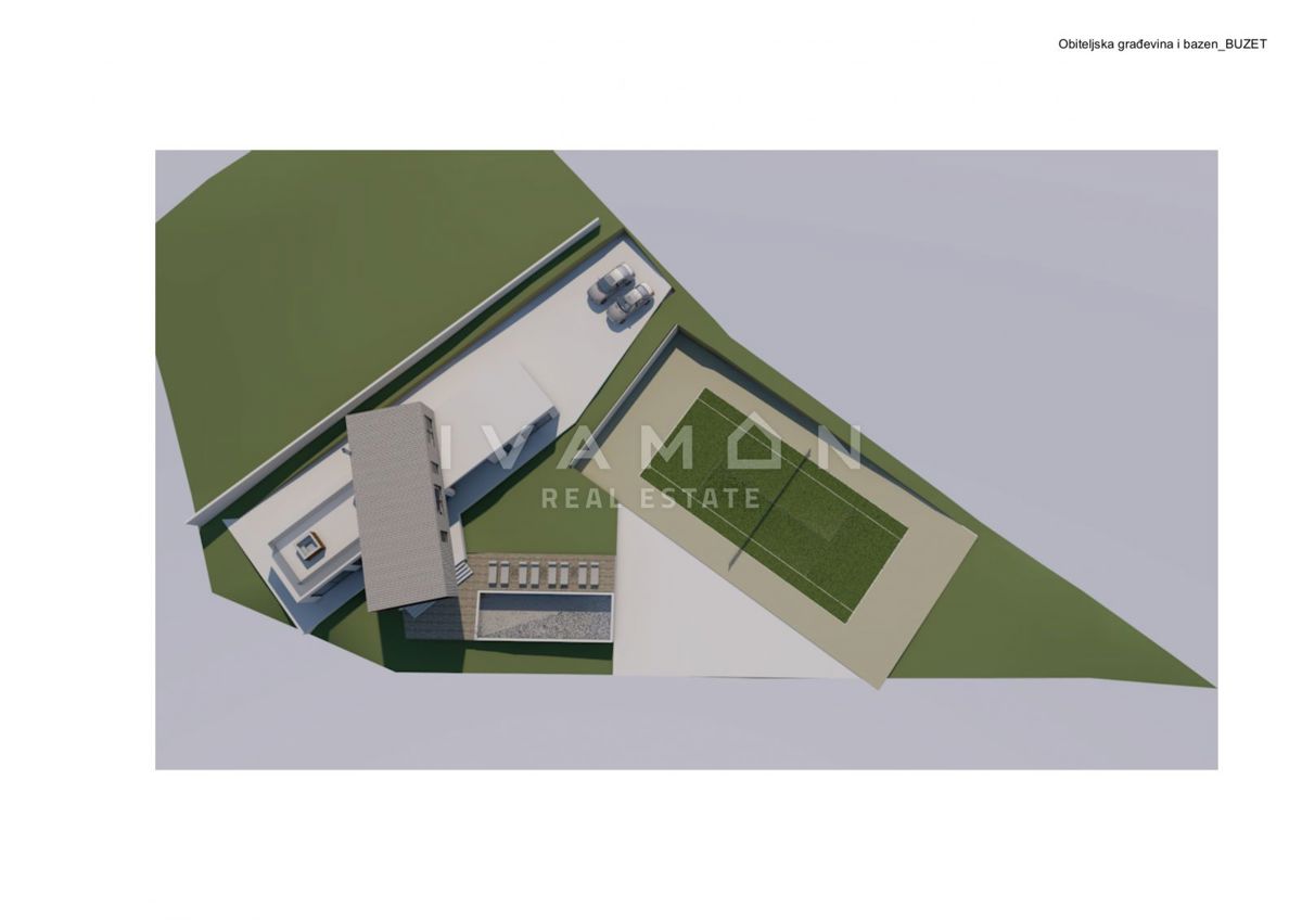 Terreno edificabile con progetto per una villa