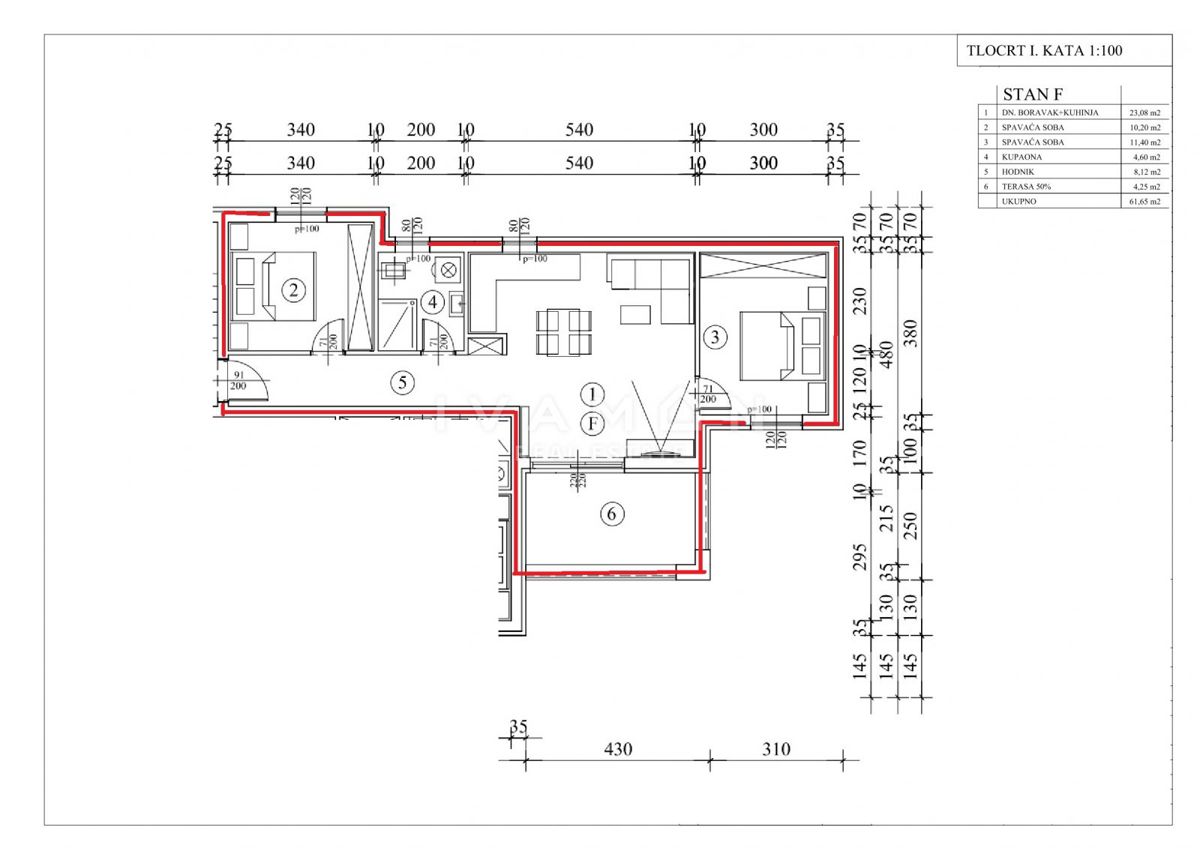 Bilocale al secondo piano di una nuova palazzina