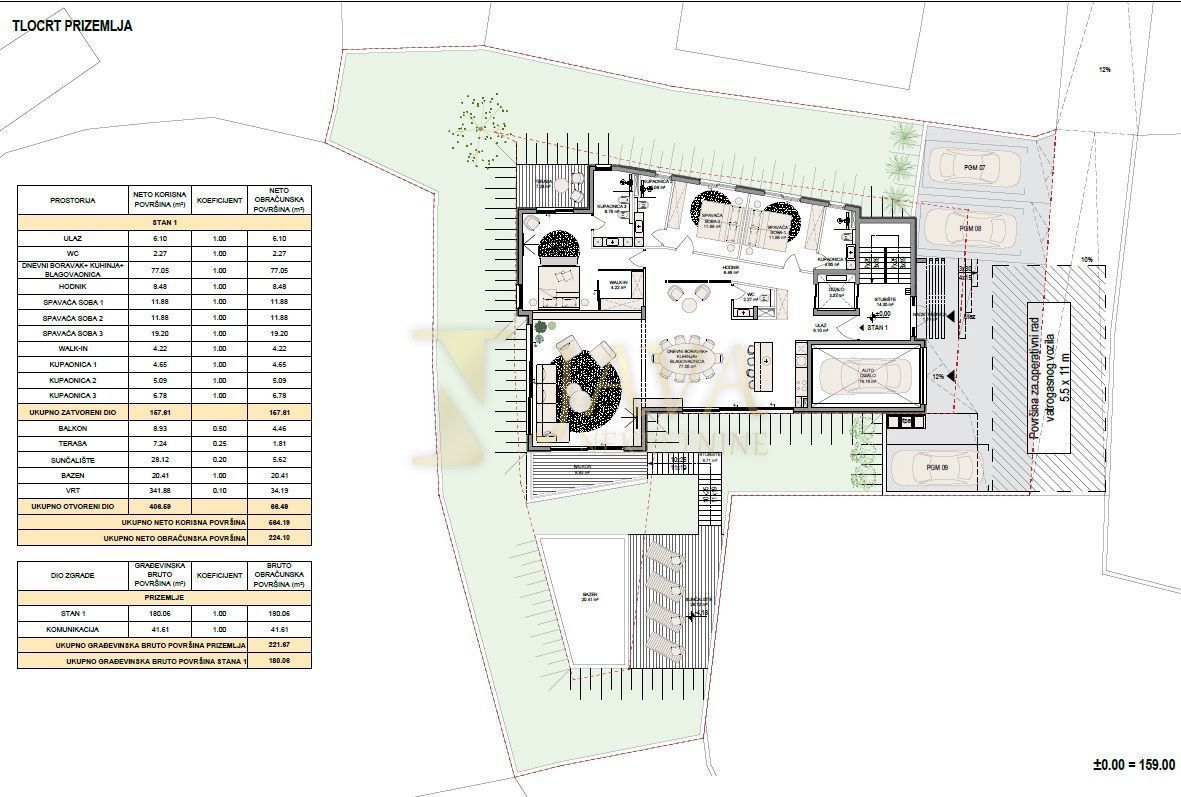 Terreno Pobri, Opatija - Okolica, 1.832m2