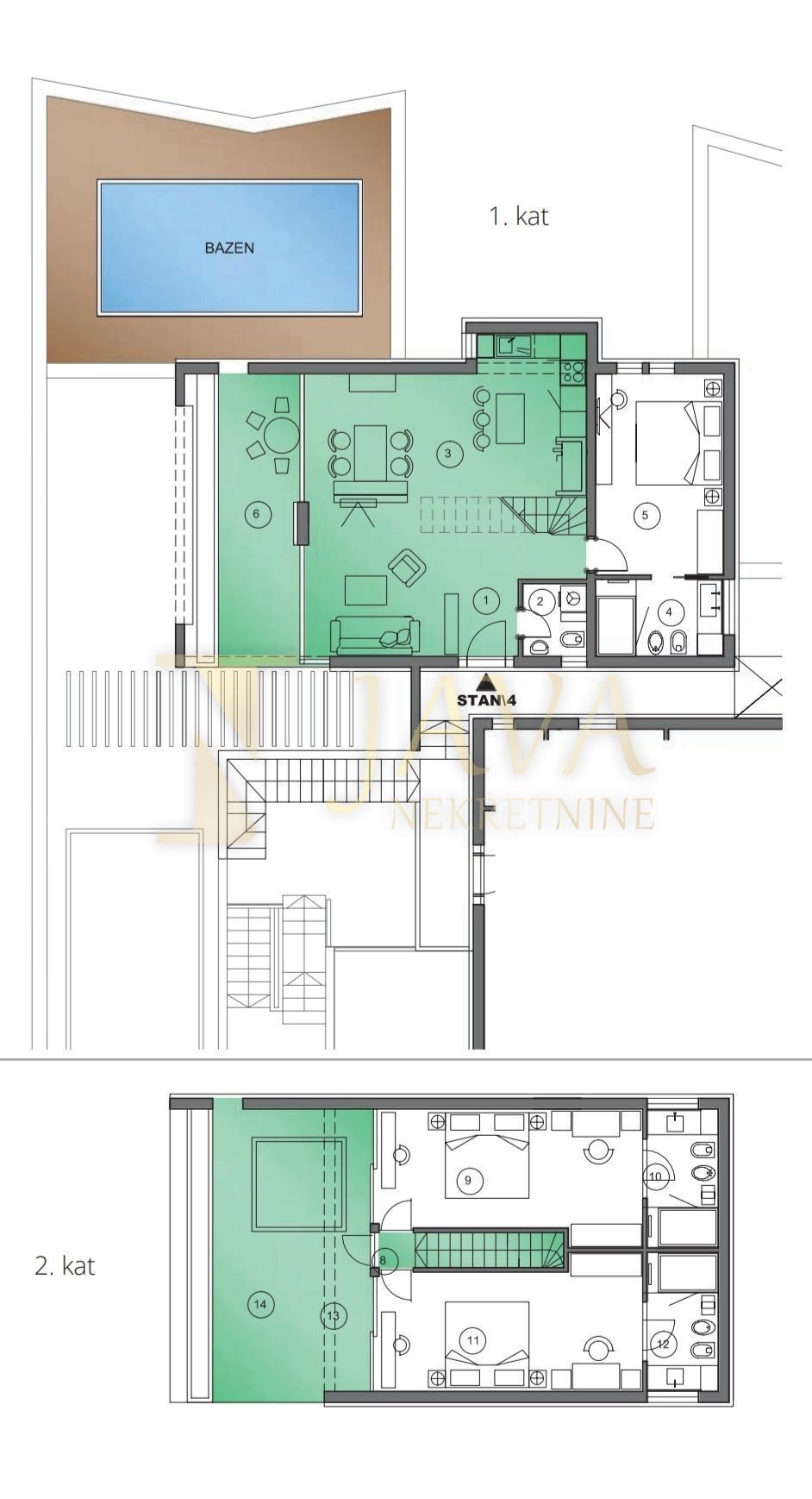 Appartamento Crikvenica, 170m2