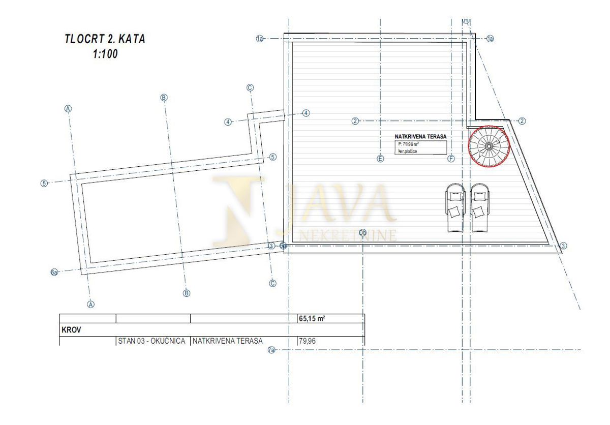 Appartamento Kozala, Rijeka, 95,71m2