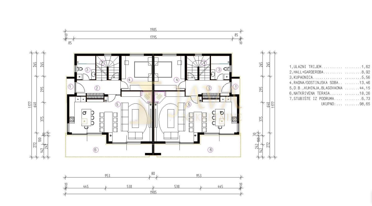 Casa Kostrena Sveta Lucija, Kostrena, 245m2