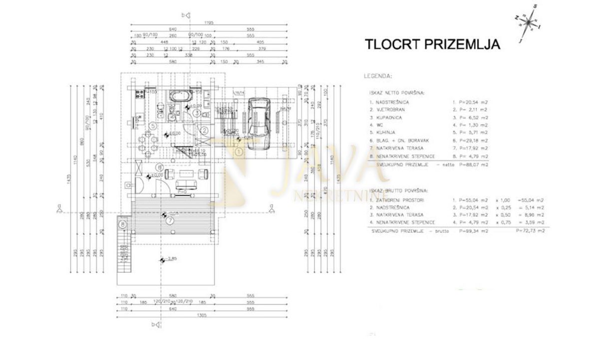 Casa Benkovac Fužinski, Fužine, 173,79m2