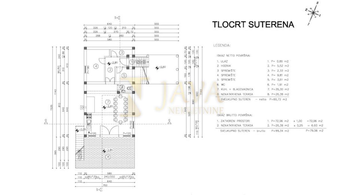Casa Benkovac Fužinski, Fužine, 173,79m2