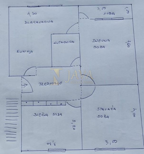Appartamento Podmurvice, Rijeka, 68m2
