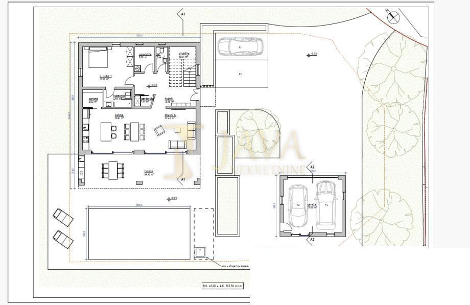 Terreno Čavle, 2.998m2