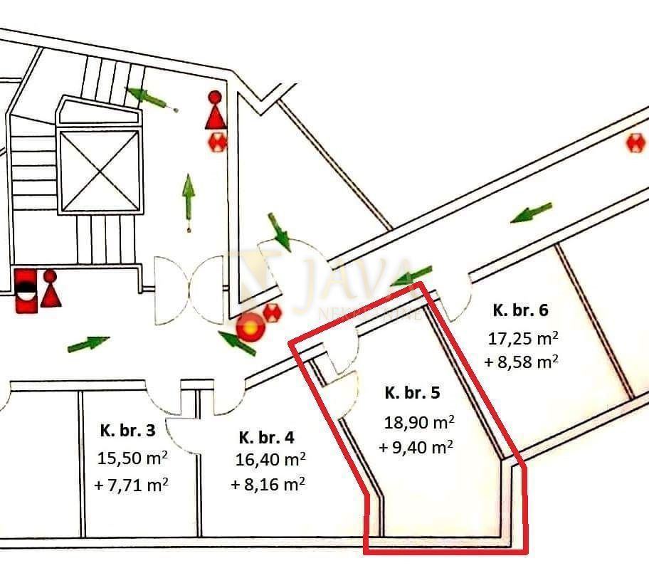 Commerciale Centar, Rijeka, 18,90m2