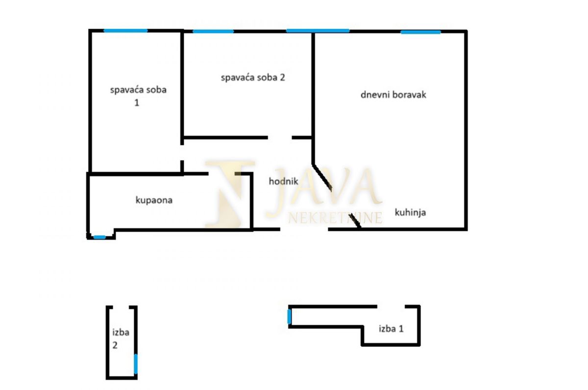 Appartamento Centar, Rijeka, 65,55m2