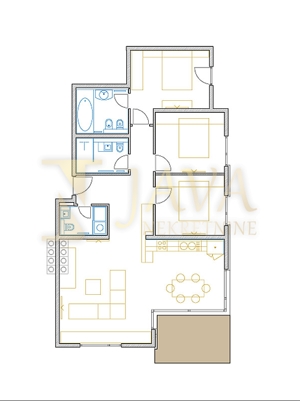 Appartamento Opatija - Centar, Opatija, 115,78m2